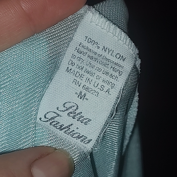 Vintage Mint Green Nightgown - Picture 2 of 2